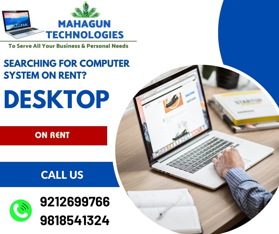 computer on rent in delhi